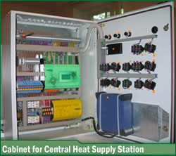 Cabinet for Central Heat Supply Stations. Automatics Sauter